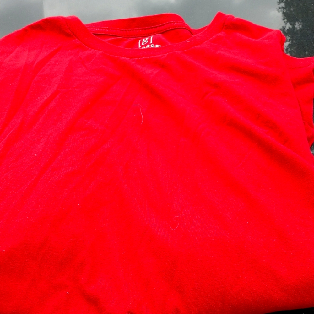 Men's red George 3xxl shirt